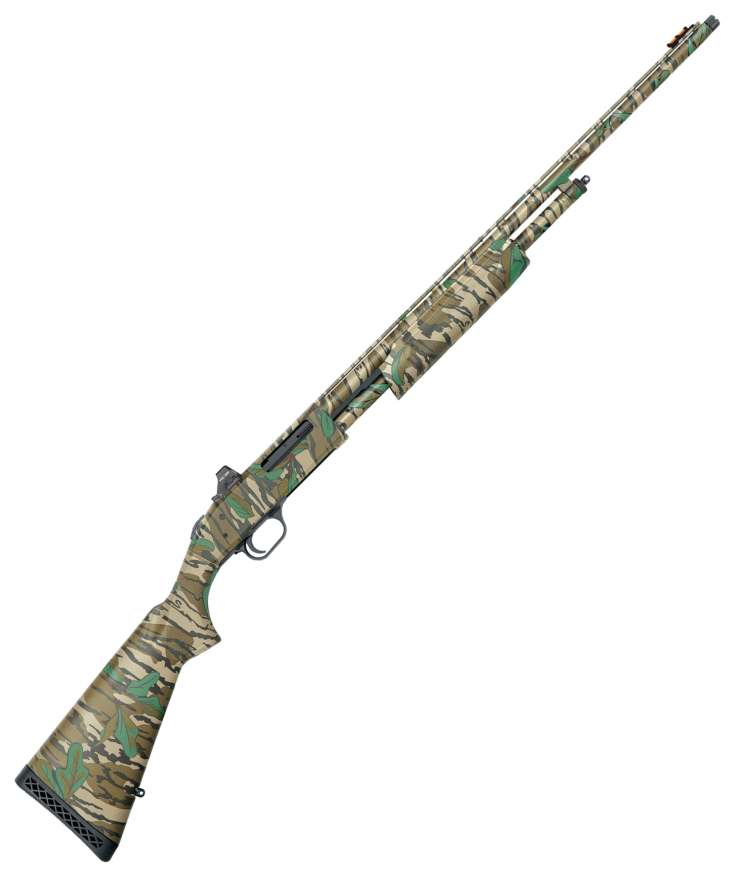 Mossberg 500 Turkey OpticsReady PumpAction Shotgun with Holosun Micro